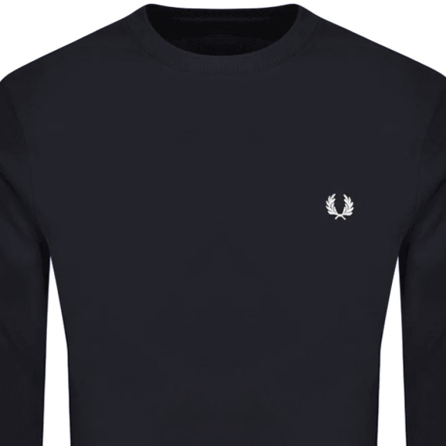 Alternative Image for ProductFred Perry Crew Neck Knit Jumper Navy2